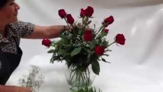 Arreglos Florales Con Rosas Rojas Y Blancas
