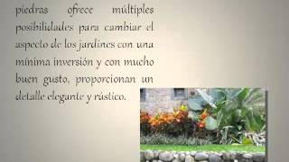 Decoracion De Jardines Con Piedras Y Cañas