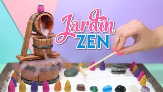 MANUALIDADES FACILES PARA DECORAR – JARDIN ZEN EN MINIATURA CON CASCADA DE HUMO – DIY SATISFACTORIO