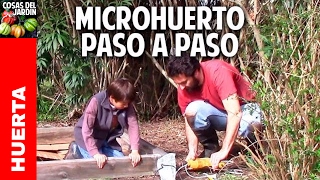 Como hacer una huerta pequeña en casa paso a paso, facil, economico y bien explicado @cosasdeljardin