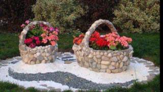 IDEAS PARA DECORAR EL JARDIN CON PIEDRAS- DECORACION JARDINES