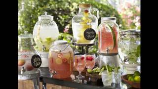 Decoraciones de fiesta de jardín de verano