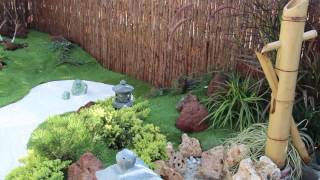 Proyecto jardín estilo zen en terraza ático